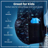 ION8 Leak Proof Small Water Bottle With Straw, Recyclon, Blue, 350ml (12oz)