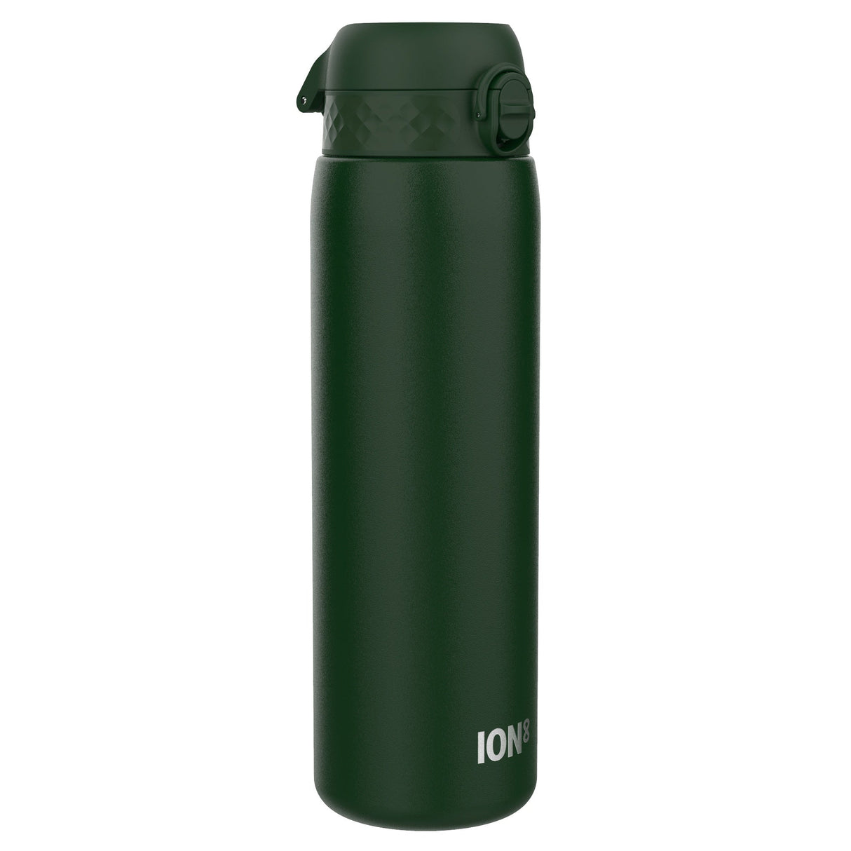 ION8 Leak Proof 1 Litre Thermal Water Bottle, Insulated Steel, Dark Green, 1L