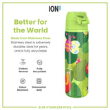 ION8 Leak Proof Slim Water Bottle, Stainless Steel, Bugs Life, 600ml (20oz)