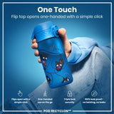 ION8 Leak Proof Kids Water Bottle, Recyclon, Cats, 350ml (12oz)