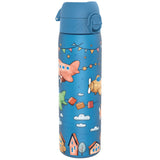 ION8 Leak Proof Slim Water Bottle, Recyclon, Airplanes, 500ml (18oz)