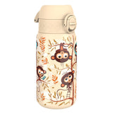 ION8 Leak Proof Kids Water Bottle, Stainless Steel, Monkeys, 400ml (13oz)