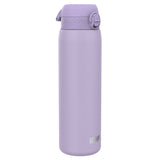 ION8 Leak Proof 1 Litre Water Bottle, Stainless Steel, Light Purple, 1L