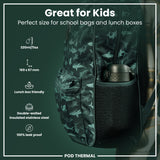 ION8 Leak Proof Thermal Steel Water Bottle, Insulated, Dark Green, 320ml (11oz)