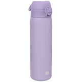 ION8 Leak Proof Slim Water Bottle, Stainless Steel, Light Purple, 600ml (20oz)