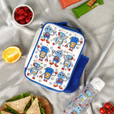 ION8 Kids Lunch Bag, Insulated, Robots, Medium