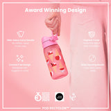 ION8 Leak Proof Kids Water Bottle, Recyclon, Ice Creams, 350ml (12oz)