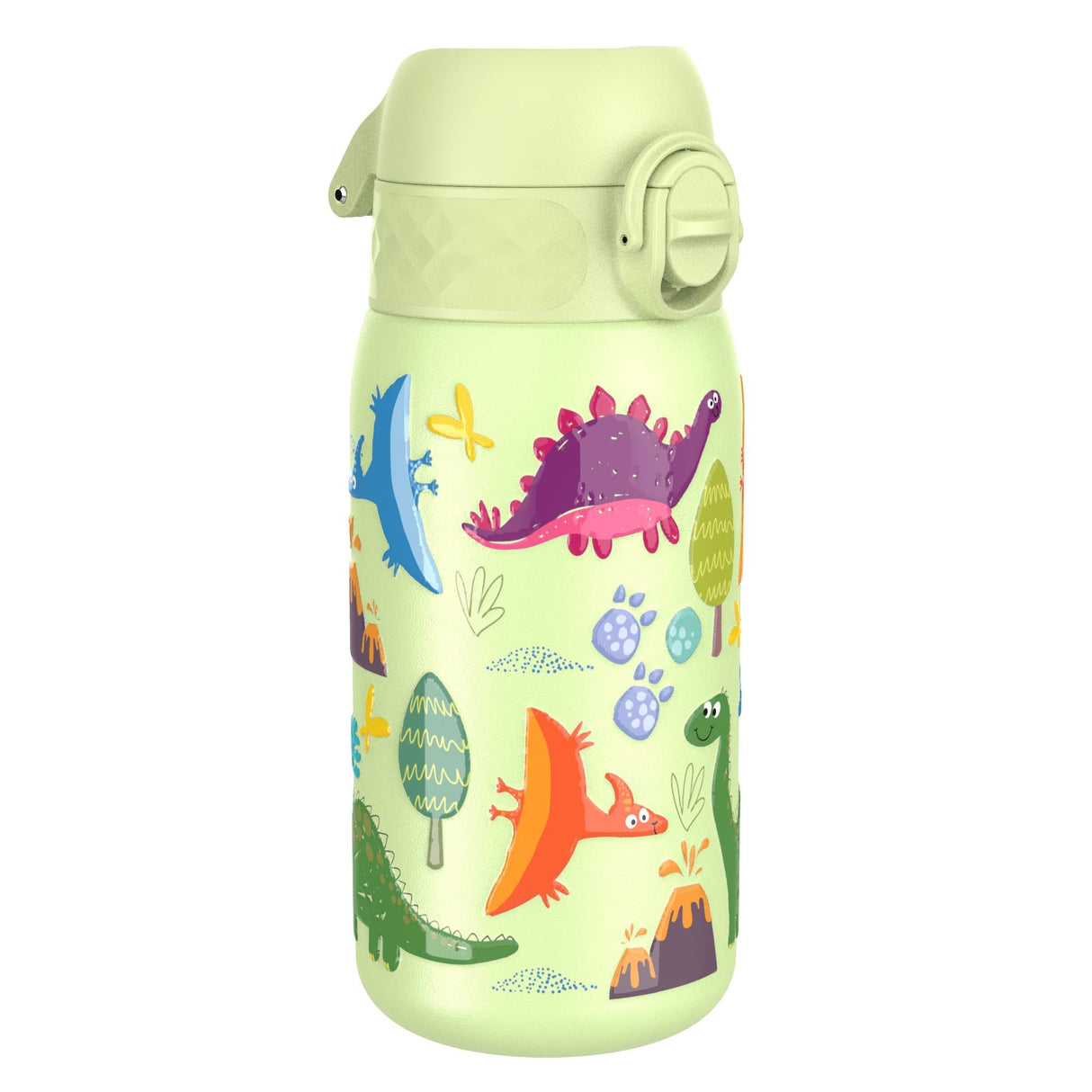 ION8 Leak Proof Thermal Steel Water Bottle, Insulated, Dinosaurs, 320ml (11oz)