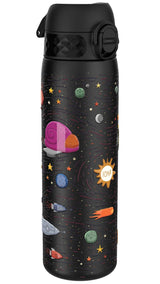 ION8 Leak Proof Slim Thermal Water Bottle, Insulated Steel, Spaceships, 500ml (17oz)