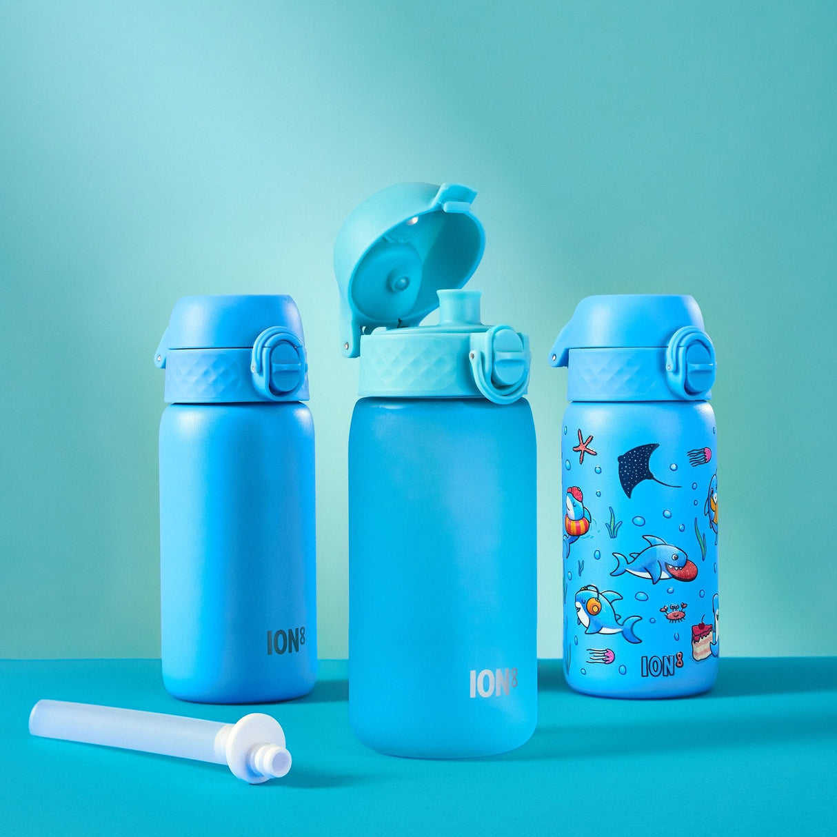 Straw for 300ml - 400ml ION8 Bottles, Add-on Straw, Small