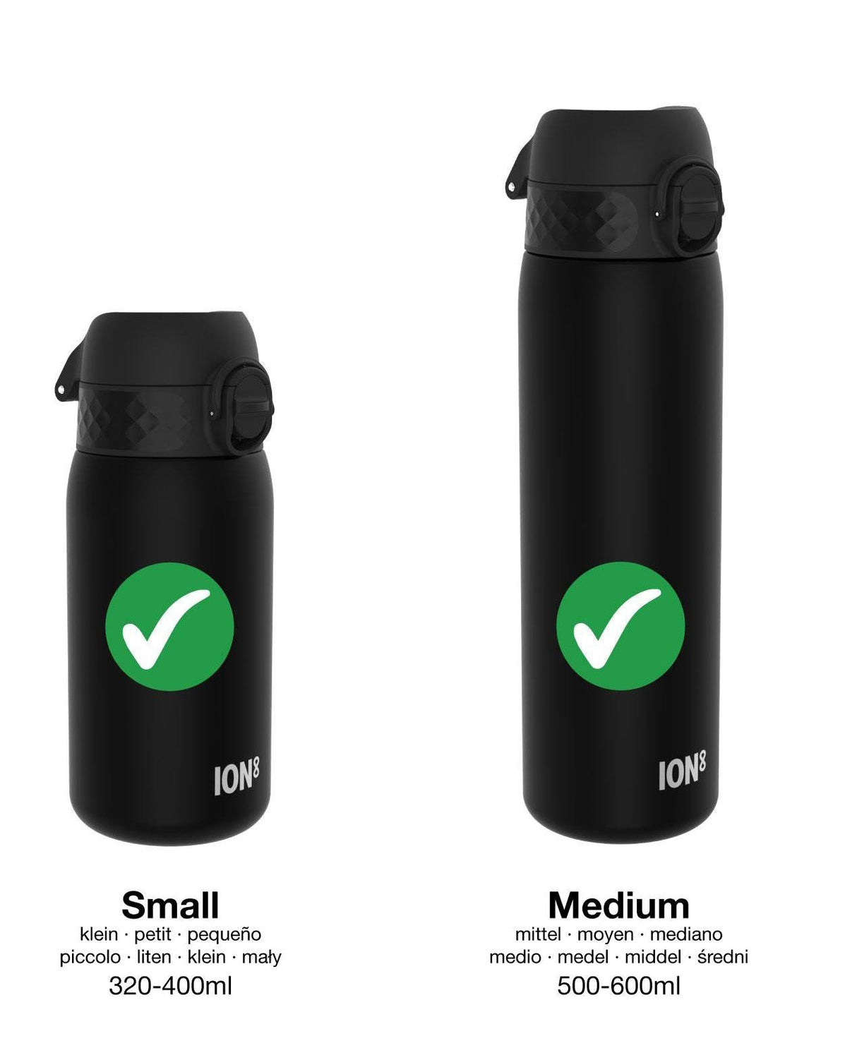 ION8 Leak Proof Water Bottle Accessory, Replacement Lid, Surf Green, Small / Medium