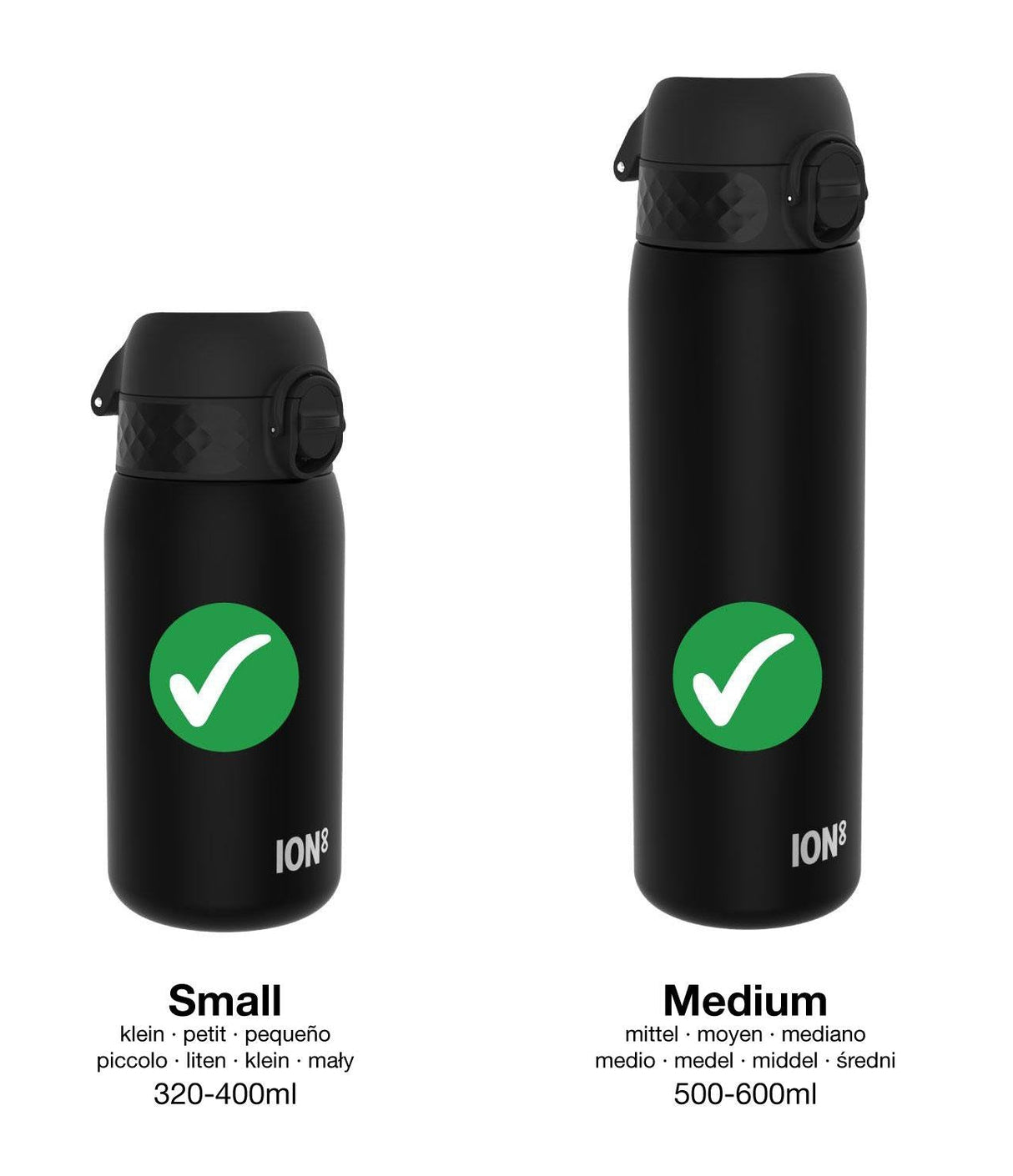 ION8 Leak Proof Water Bottle Accessory, Replacement Lid, Rose Bloom, Small / Medium