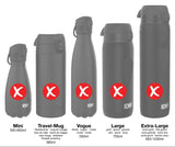 ION8 Leak Proof Water Bottle Accessory, Replacement Lid, Rose Quartz, Small / Medium