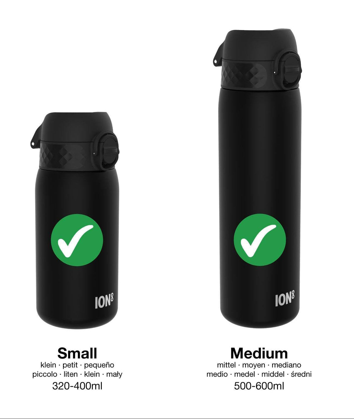 ION8 Leak Proof Water Bottle Accessory, Replacement Lid, Blue, Small / Medium