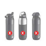 ION8 Leak Proof Water Bottle Replacement Lid, Grey, Large