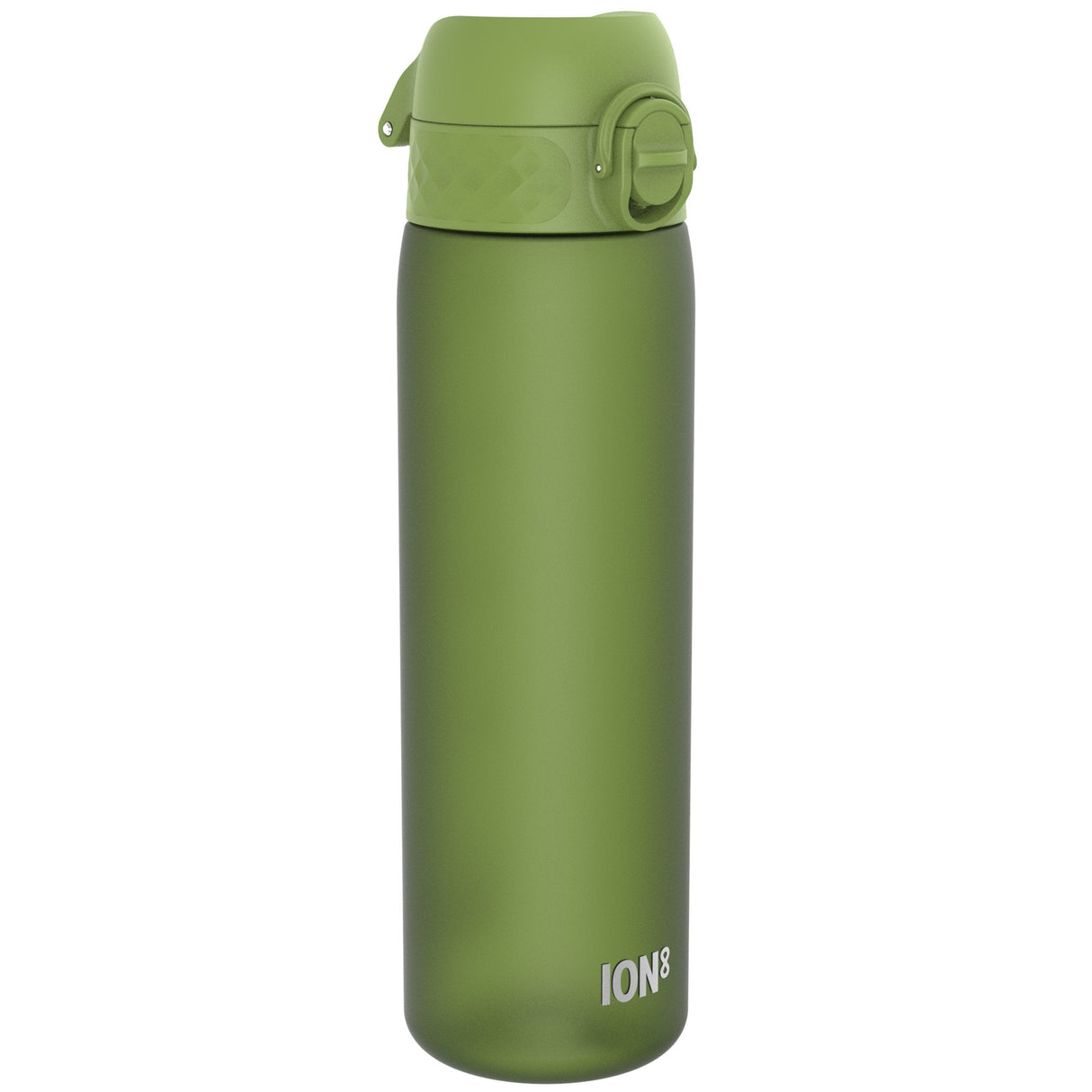 ION8 Leak Proof Slim Water Bottle, Recyclon, Khaki Green, 500ml (18oz)