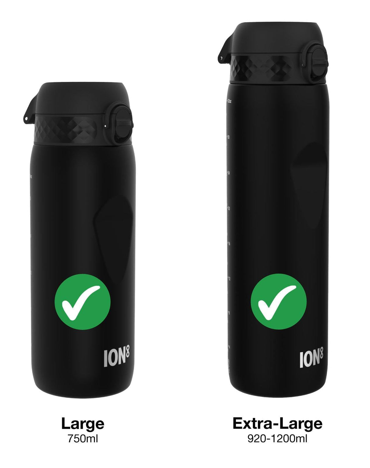 ION8 Leak Proof Water Bottle Replacement Lid, Aqua, Large