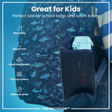 ION8 Leak Proof Kids Water Bottle, Recyclon, Robots, 350ml (12oz)