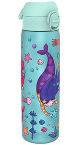 ION8 Leak Proof Slim Water Bottle, Recyclon, Mermaids, 500ml (18oz)