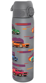 ION8 Leak Proof Slim Water Bottle, Recyclon, Sport Cars, 500ml (18oz)