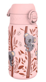 ION8 Leak Proof Kids Water Bottle, Stainless Steel, Koalas, 400ml (13oz)