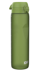 ION8 Leak Proof 1 litre Water Bottle, Recyclon, Khaki Green, 1L