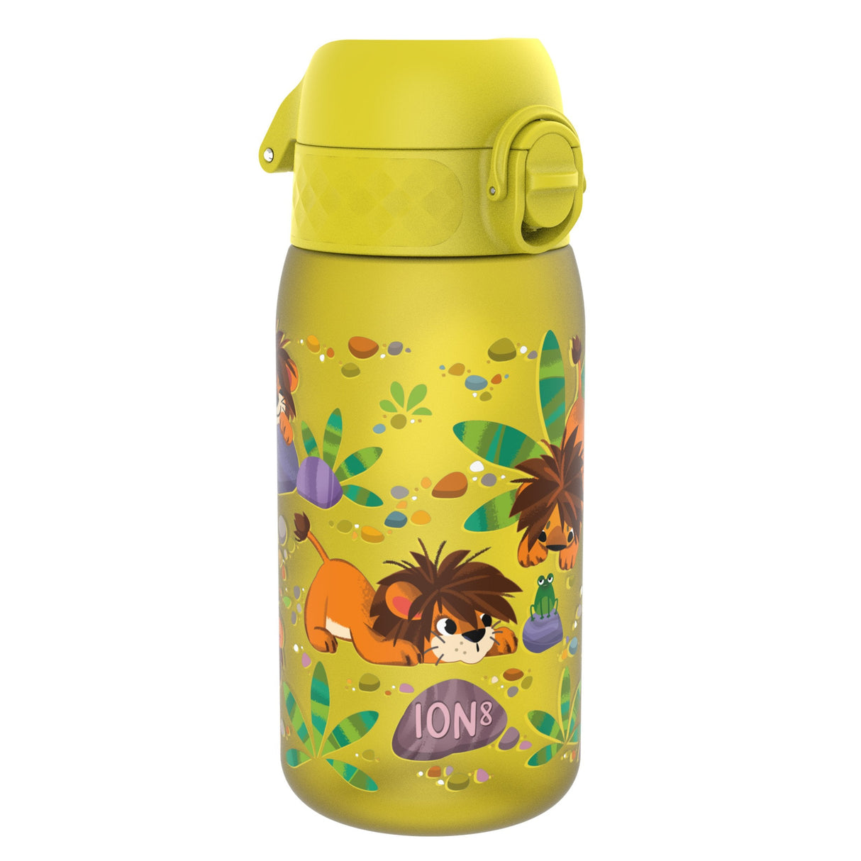 ION8 Leak Proof Kids Water Bottle, Recyclon, Baby Lions, 350ml (12oz)