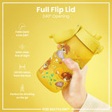 ION8 Leak Proof Kids Water Bottle, Recyclon, Baby Lions, 350ml (12oz)