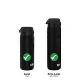 ION8 Leak Proof Water Bottle Replacement Lid, Green, Large
