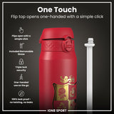 Lions X ION8 Insulated Steel Water Bottle, British & Irish Lions, Sea of Red, 750ml (24oz)