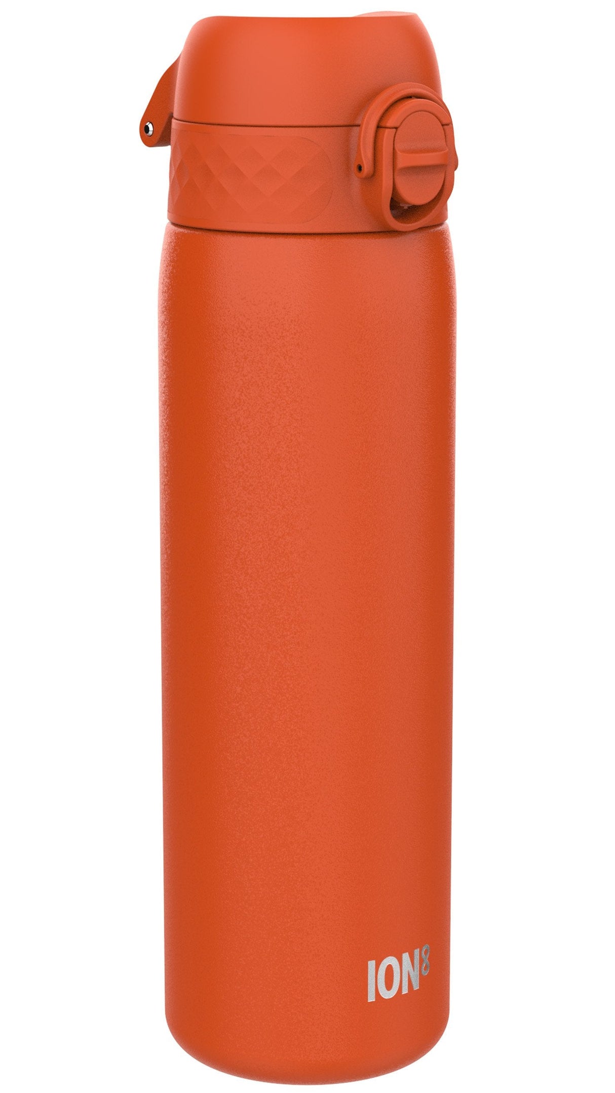ION8 Leak Proof Slim Water Bottle, Stainless Steel, Hearty Orange, 600ml (20oz)