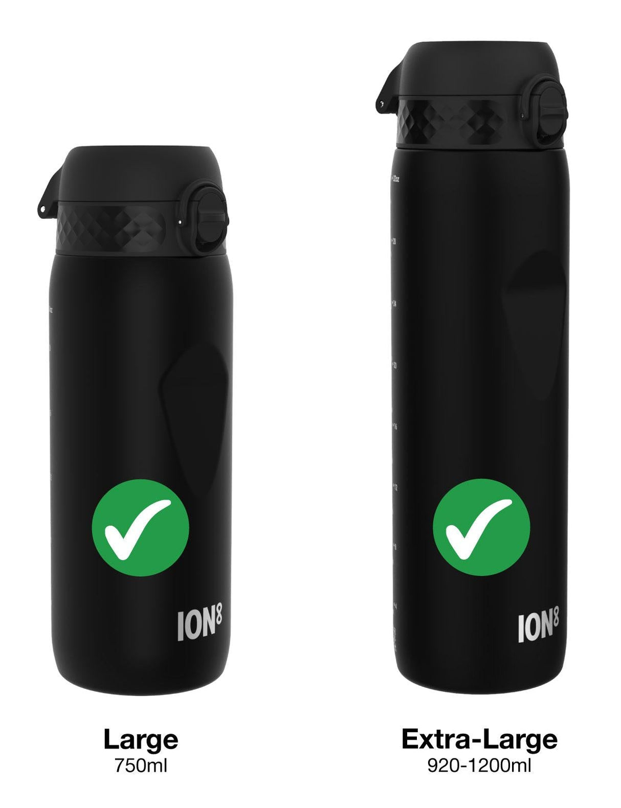 ION8 Leak Proof Water Bottle Replacement Lid, Sonic Blue, Large