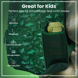 ION8 Leak Proof Kids Water Bottle, Recyclon, Farming Machines, 350ml (12oz)