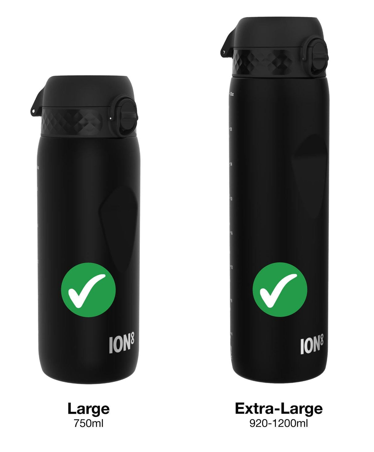 ION8 Leak Proof Water Bottle Replacement Lid, Blue, Large