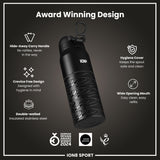 MotoGP x ION8 Insulated Steel Water Bottle, MotoGP Lean, 750ml (24oz)