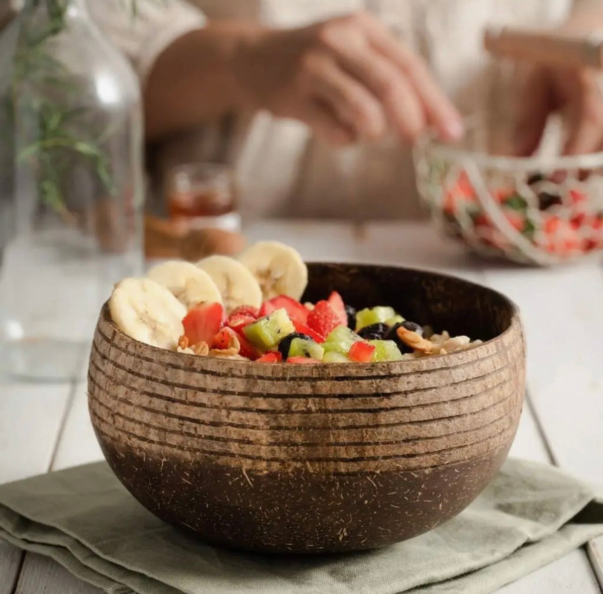 Lou-bees Coconut Bowl and Spoon