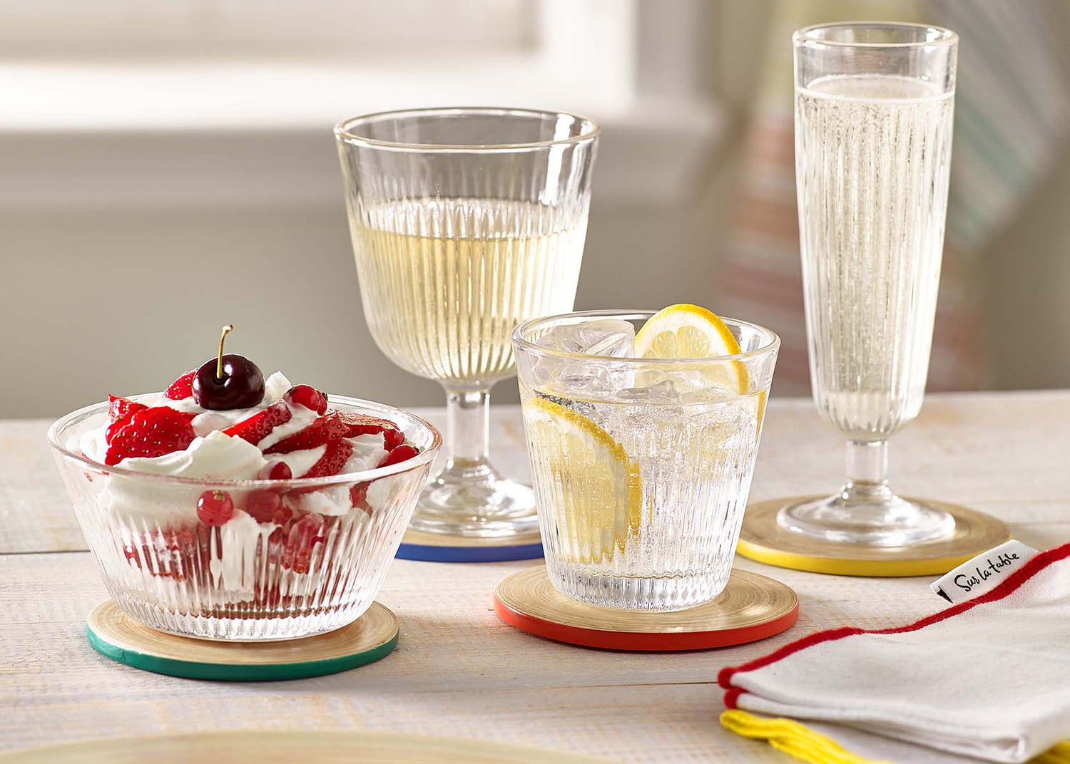 Sur La Table Wine Glasses - Set of 4