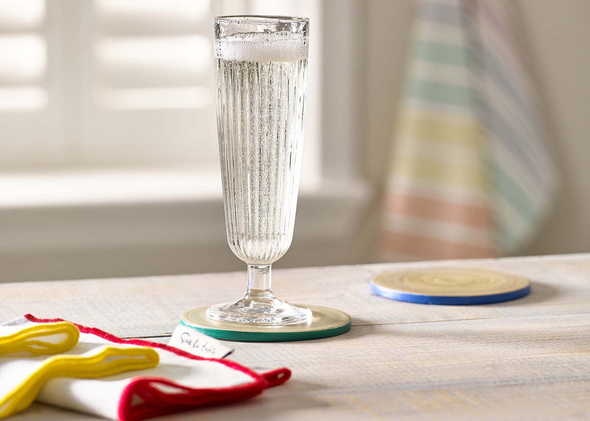 Sur La Table Flute Glasses - Set of 4