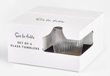Sur La Table Glass Tumblers - Set of 4