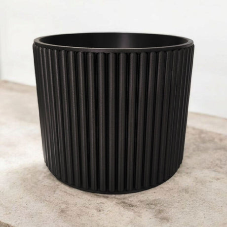 Filamora Studios Modern Ribbed Bathroom Organiser Storage Cup