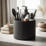 Filamora Studios Modern Ribbed Bathroom Organiser Storage Cup
