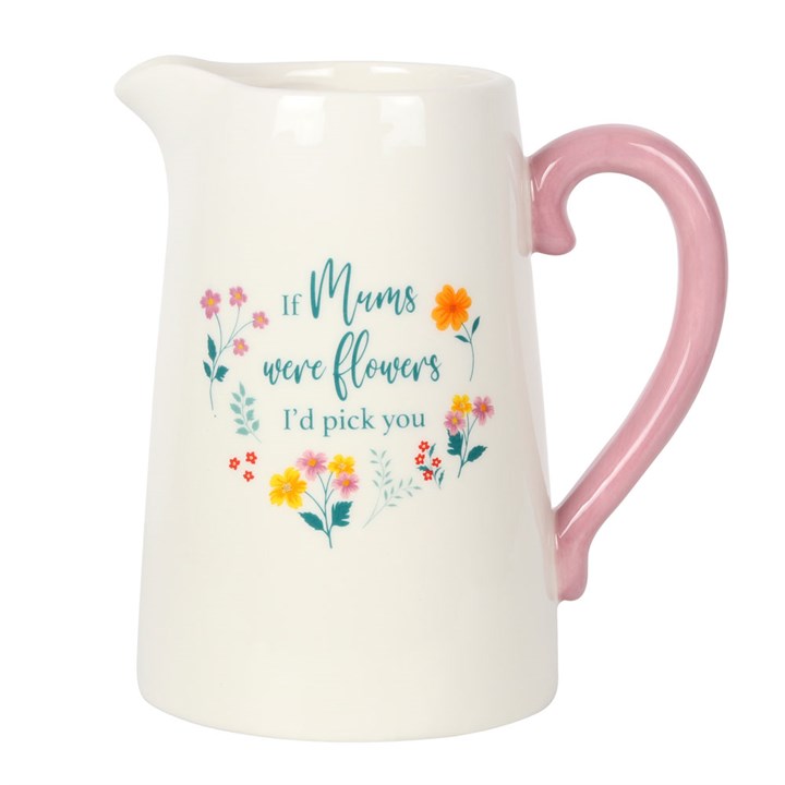 Blush & Bale If Mums Were Flowers Jug - H18cm x W17xm x D12cm