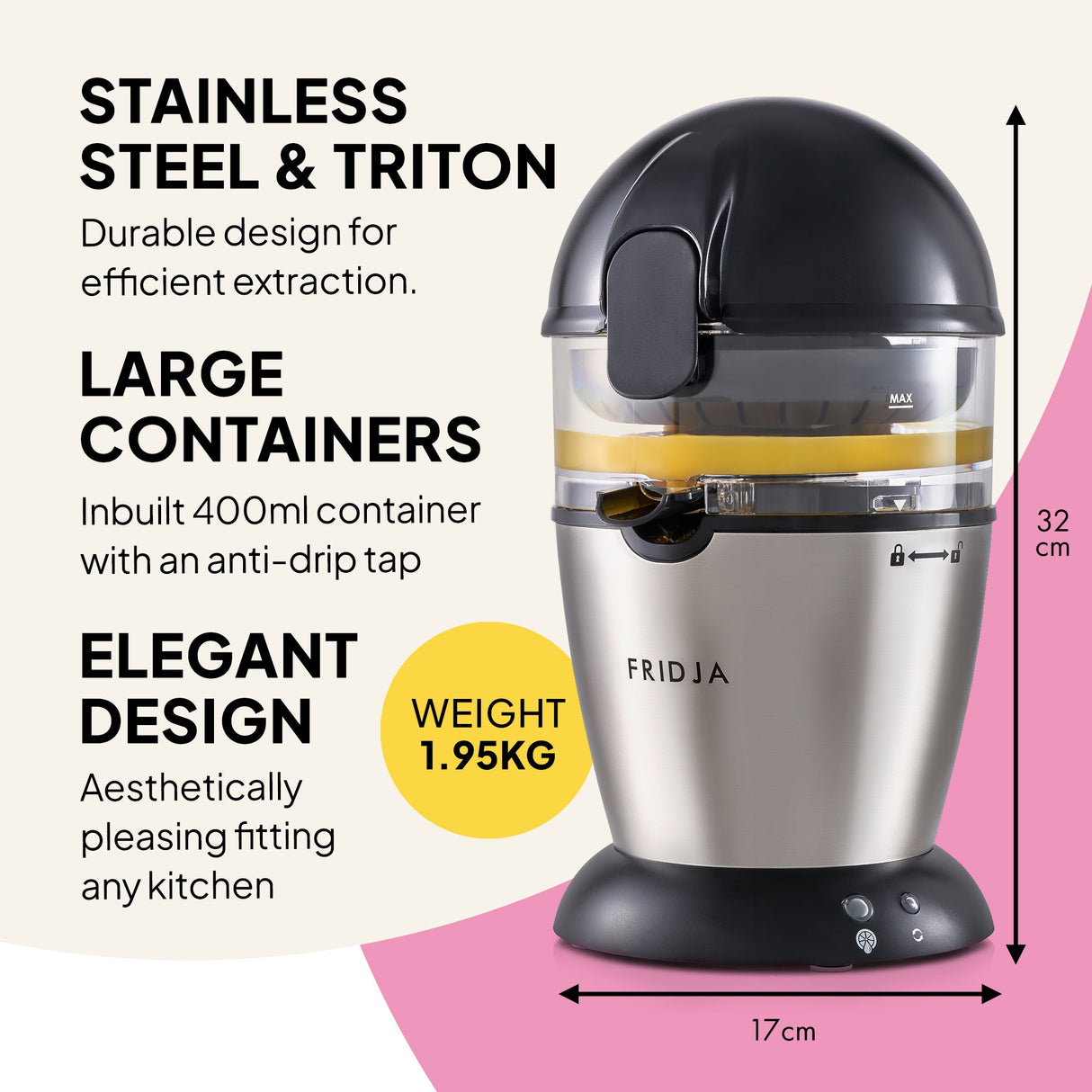 Fridja F900 Automatic Citrus Juicer