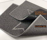Nicoman "Star" Embossed Loofah Textured Spaghetti Doormat