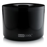 Subcold Barcool 10L Round Black Ice Bucket with Lid & Tongs
