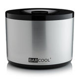 Suncold Barcool 10L Round Ice Bucket with Lid & Tongs - Silver