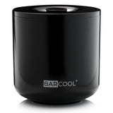 Subcold Barcool 4L Round Ice Bucket with Lid & Tongs - Black/Silver