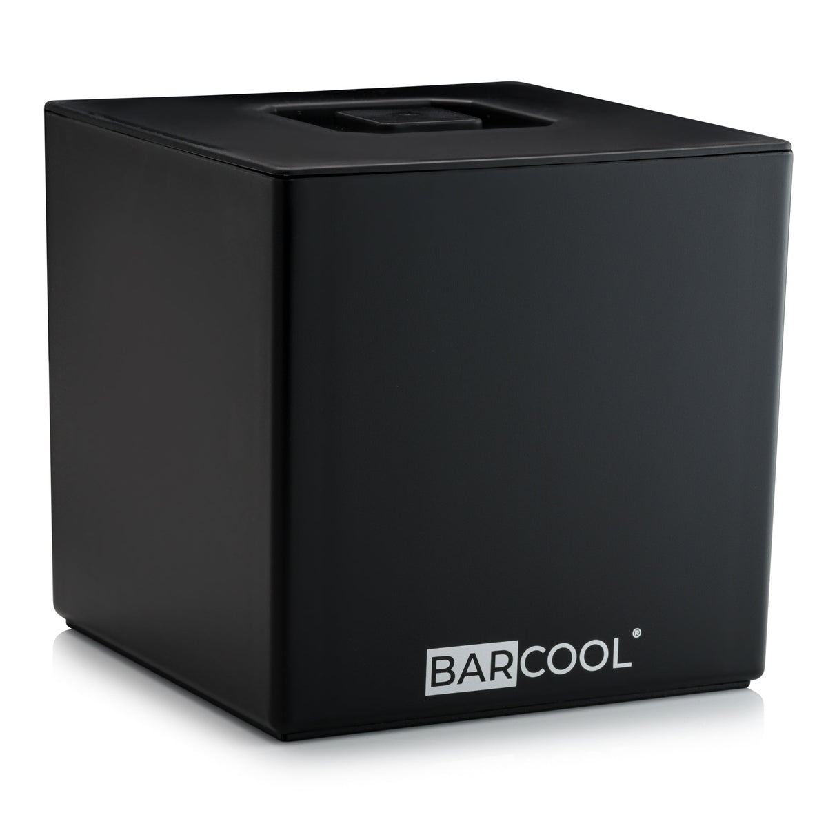 Suncold Barcool 4L Square Ice Bucket with Lid & Tongs - Black