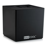 Suncold Barcool 4L Square Ice Bucket with Lid & Tongs - Black