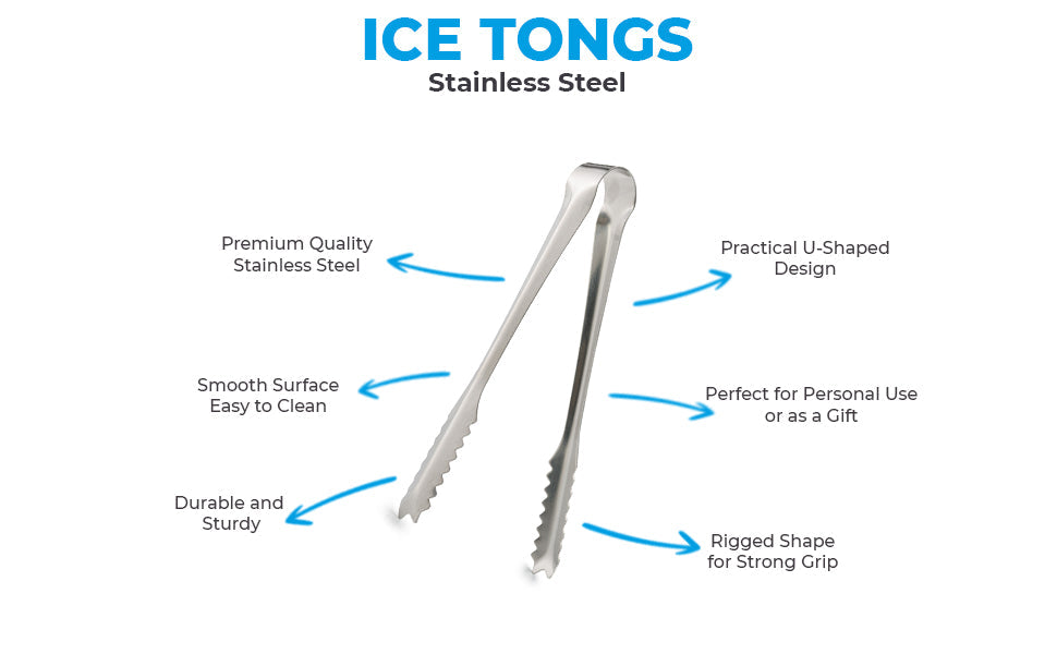 Subcold Barcool Stainless Steel Ice Tongs